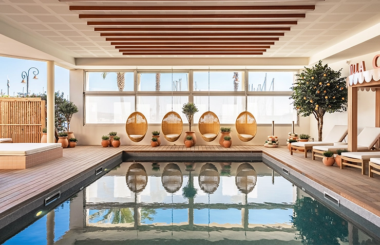 piscine hôtel villa camille banyuls sur mer