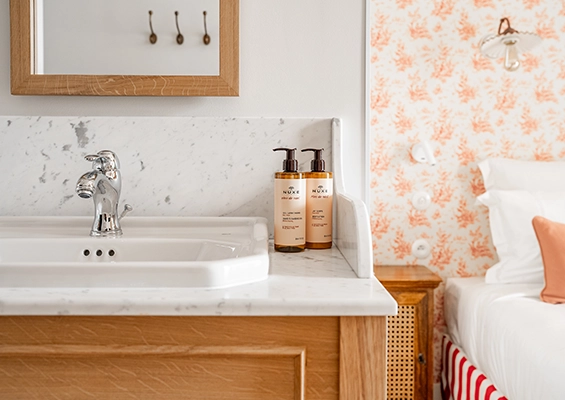 chambre classique vue mer détail évier