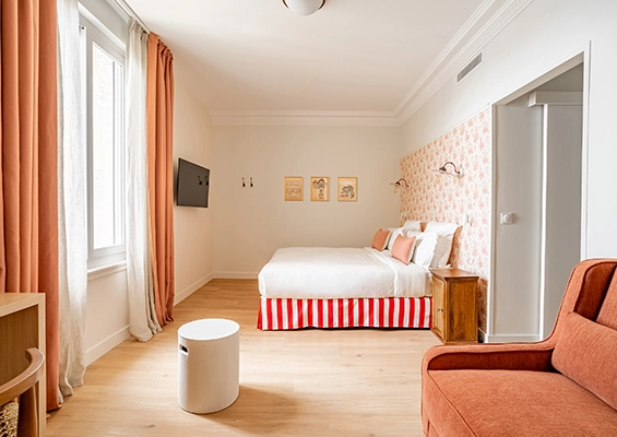 Chambre deluxe vue d'ensemble villa camille banyuls sur mer 2