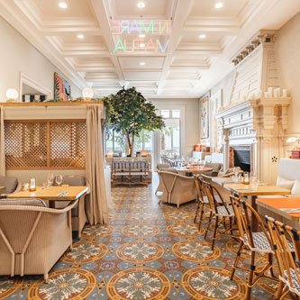 Restaurant interieur Villa Camille