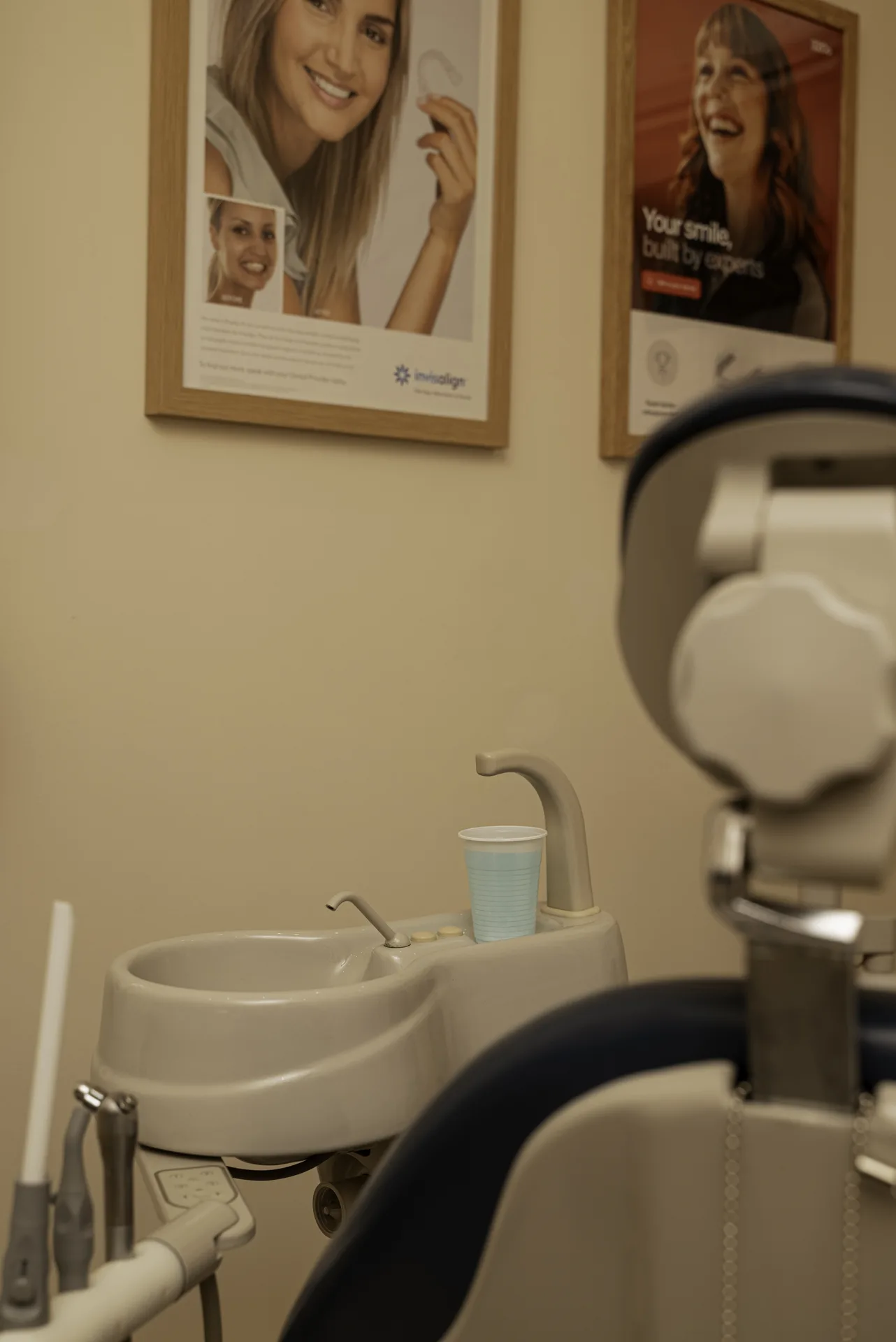Dental chair and equipment in a treatment room — biological dentistry