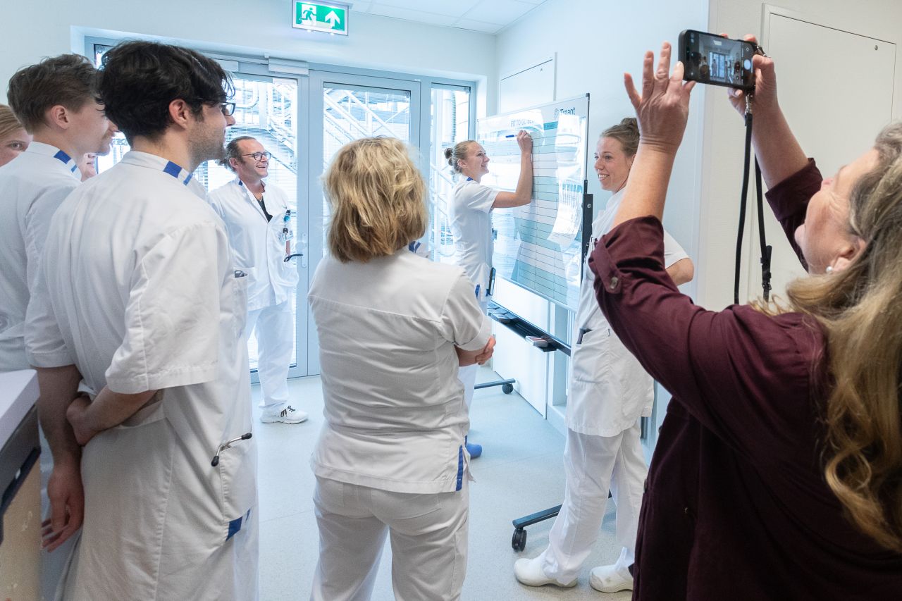Zorgprofessionals tijdens Magnet® bijeenkomst