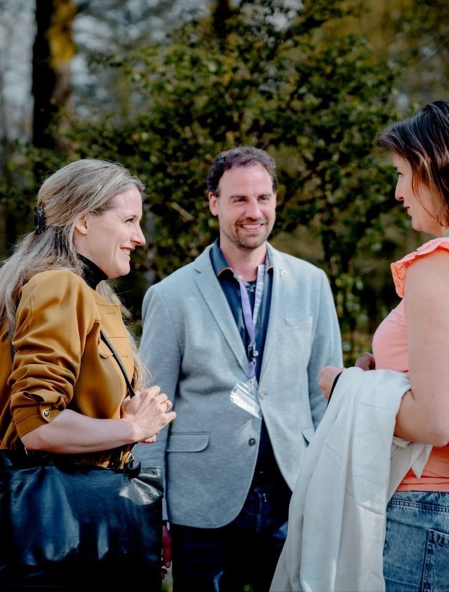 Zorgprofessionals in gesprek tijdens het Magnet® event van Accuralis