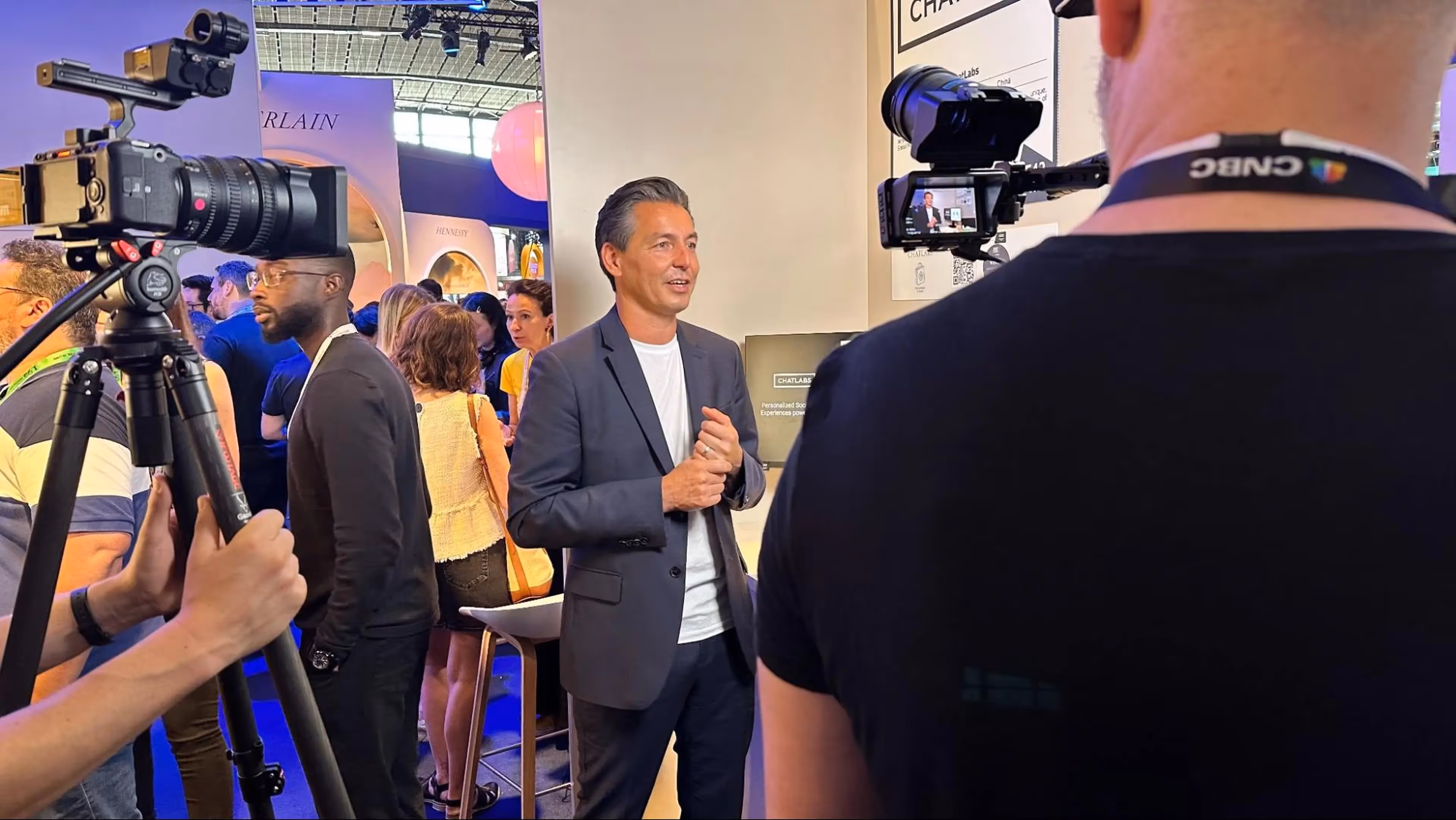 ChatLabs Michel Interviewed by CNBC at VivaTech 2023