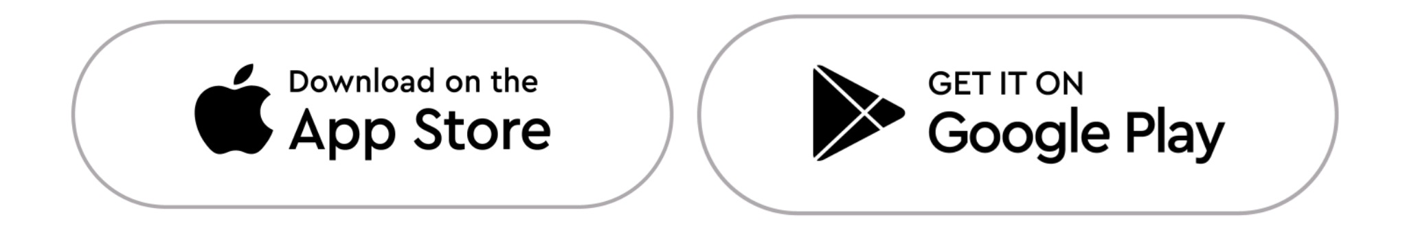 iOS and Google app store logos