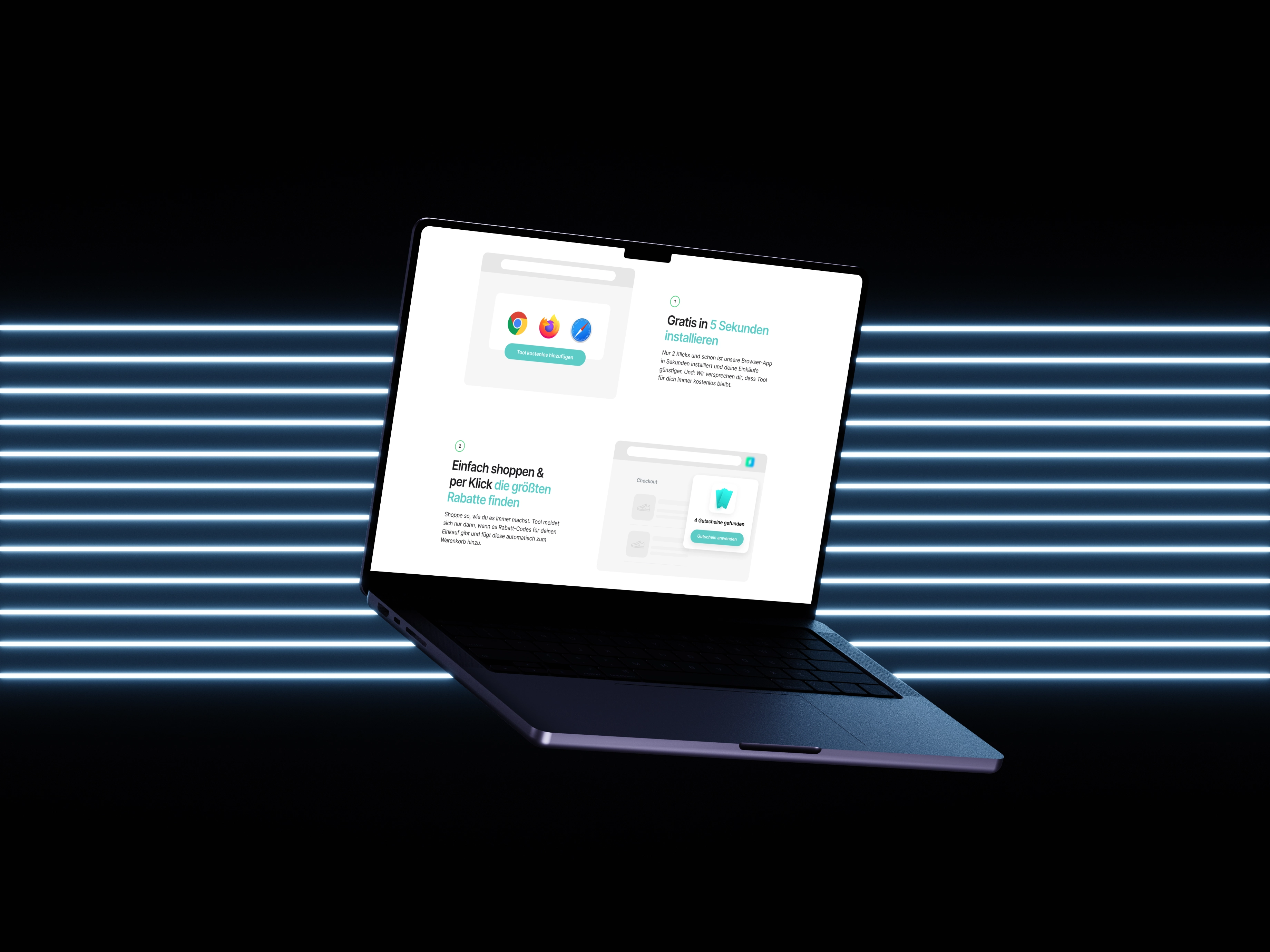 Web Tool Landingpage