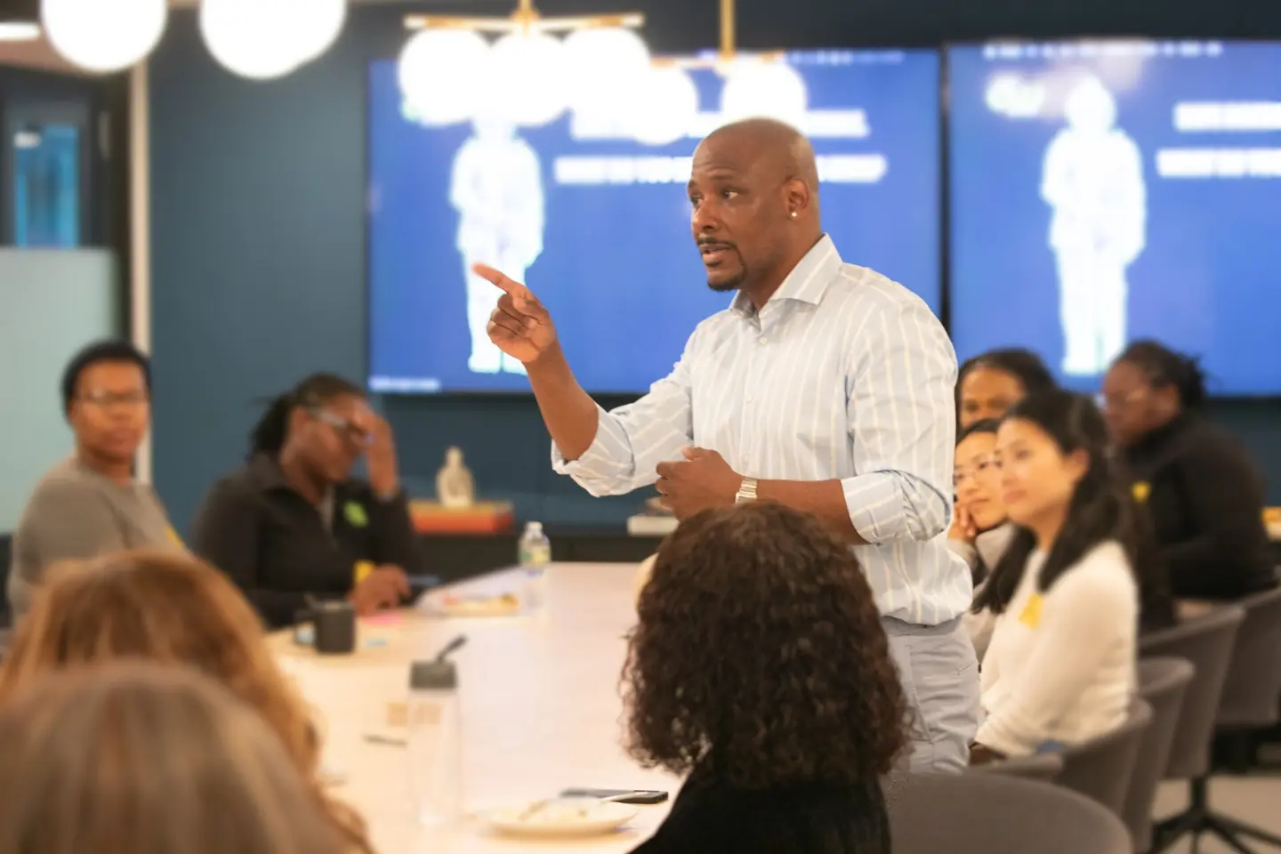 Steffon Isaac facilitating a workshop