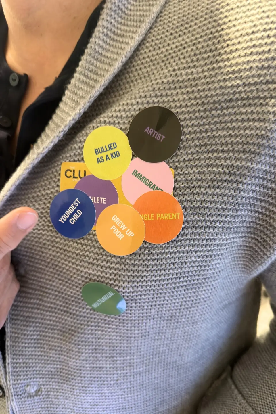 Image of identity stickers