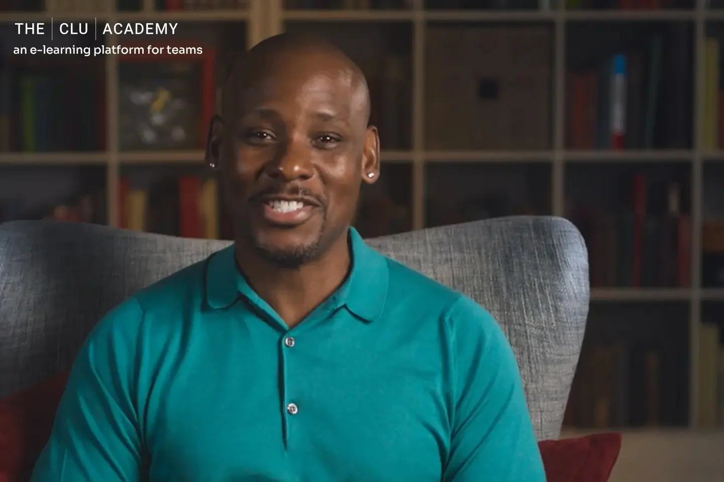 Woman completing an online course