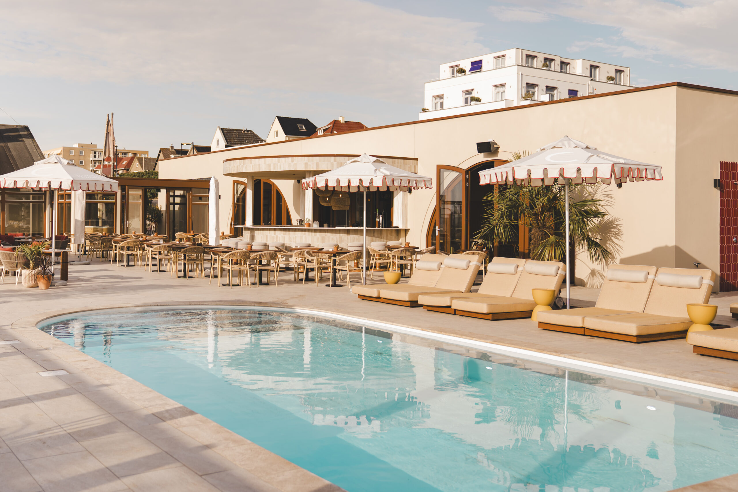 Locatie Beachclub C - Noordwijkse Zuid Duinen verscholen in een duinpan