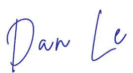 Dan Le hand signature