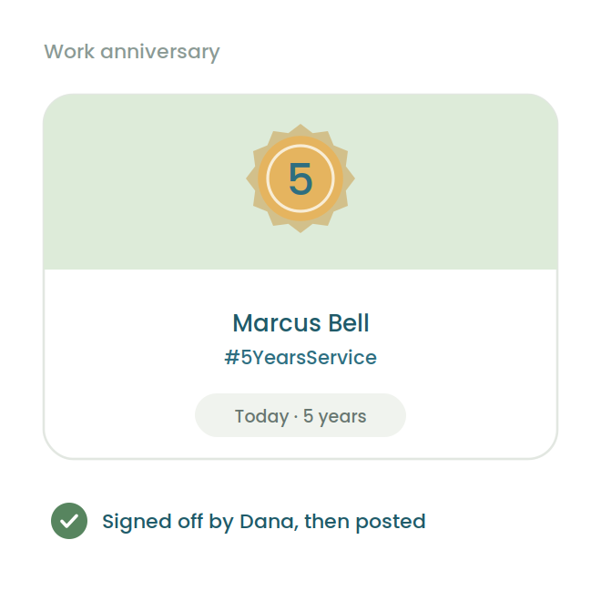 Work anniversary