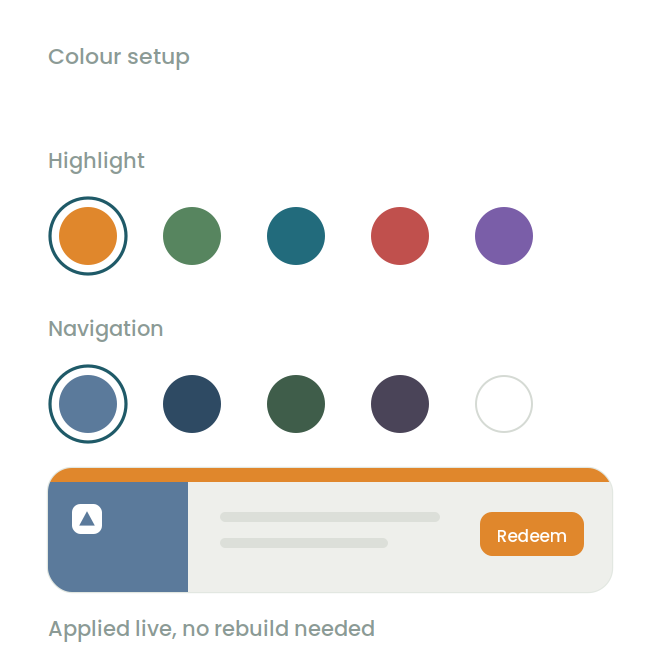 Color Setup