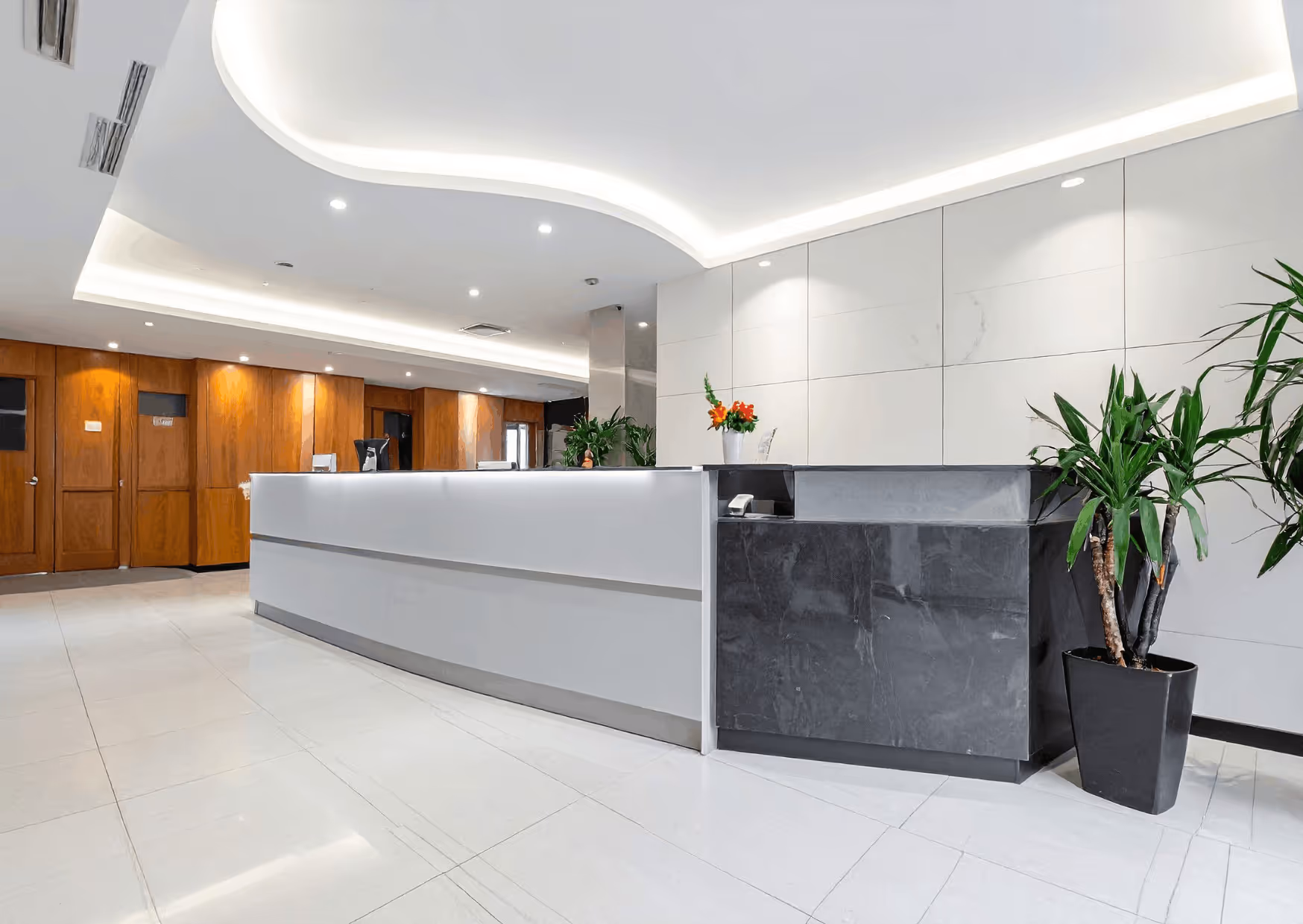 bureau d'accueil