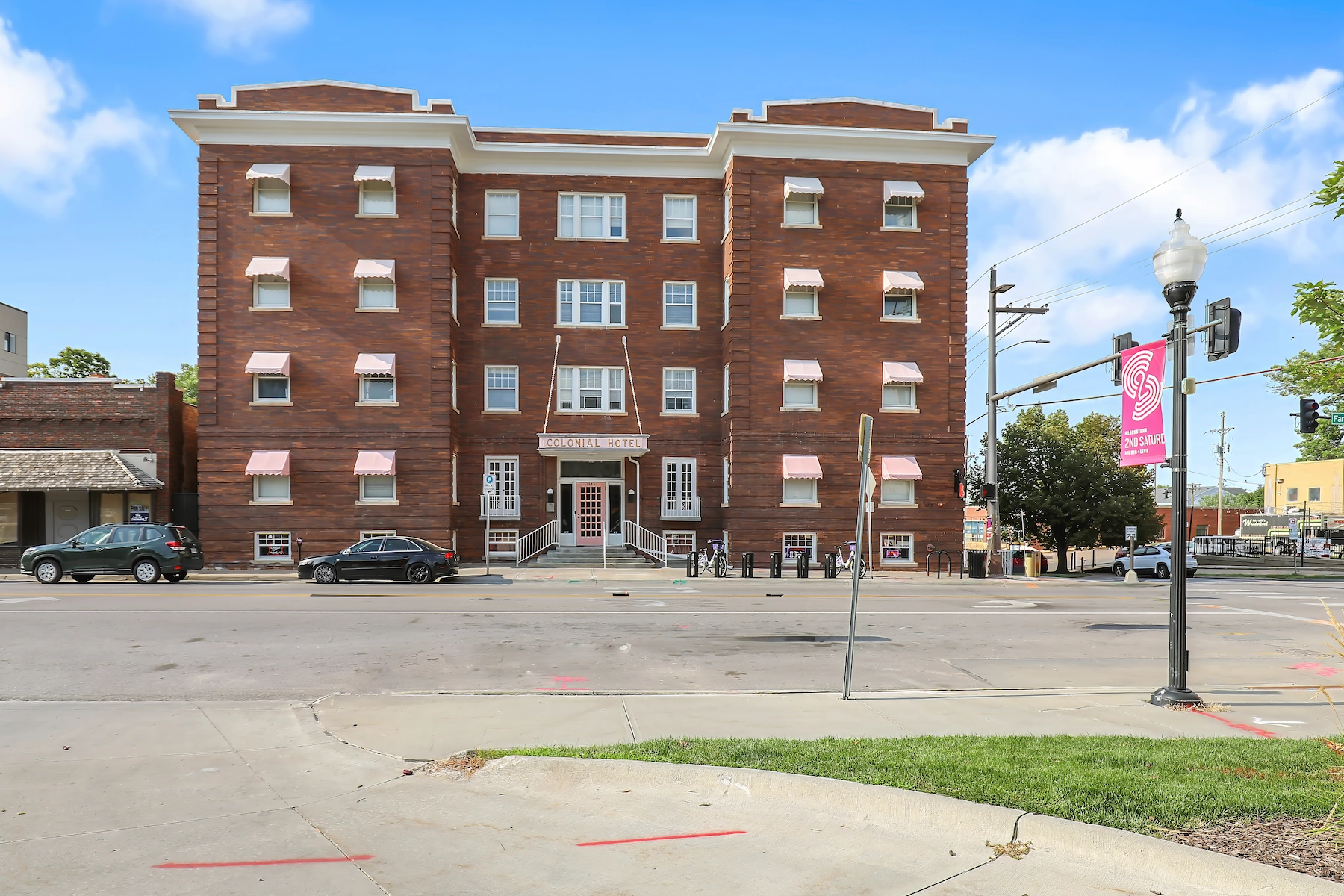 Colonial Hotel Apartments adaptive reuse of historic hotel building in Omaha's Blackstone District