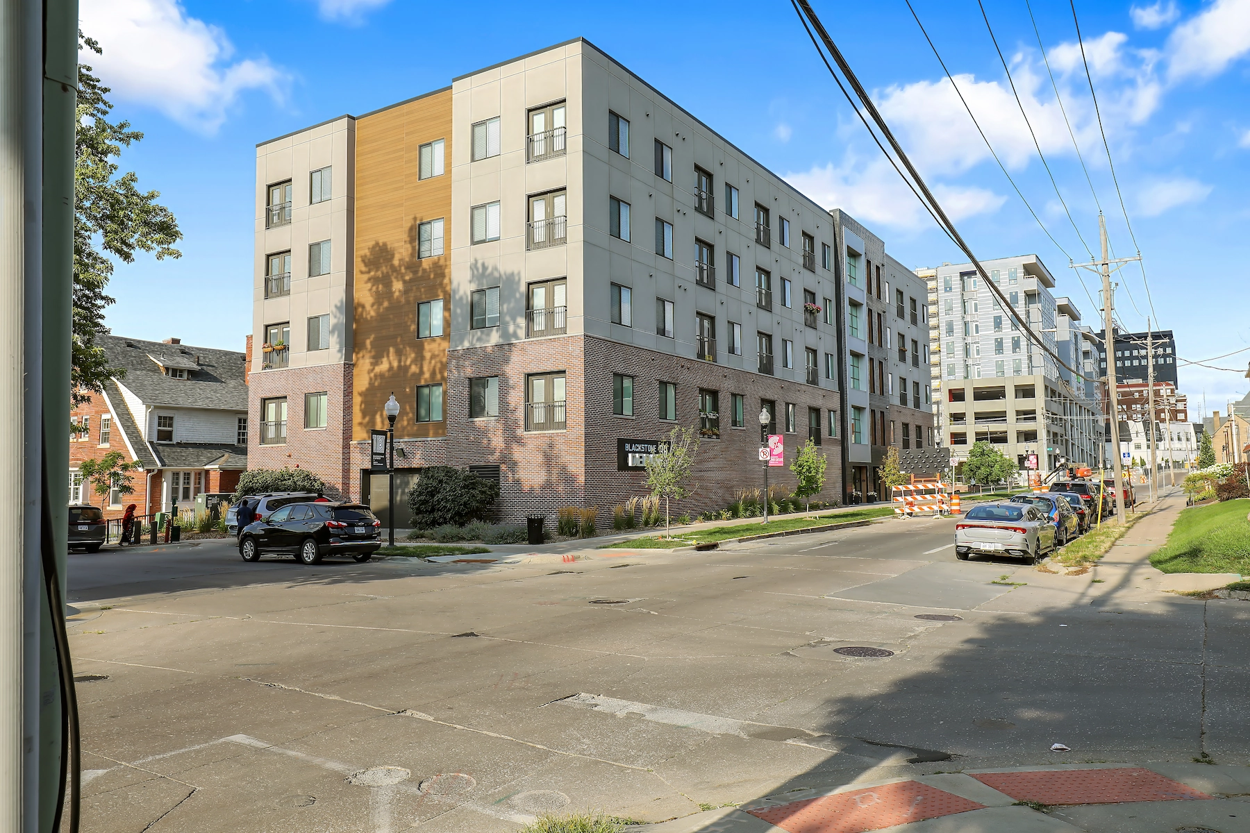 Blackstone Depot new construction apartment building in the heart of Omaha's Blackstone District