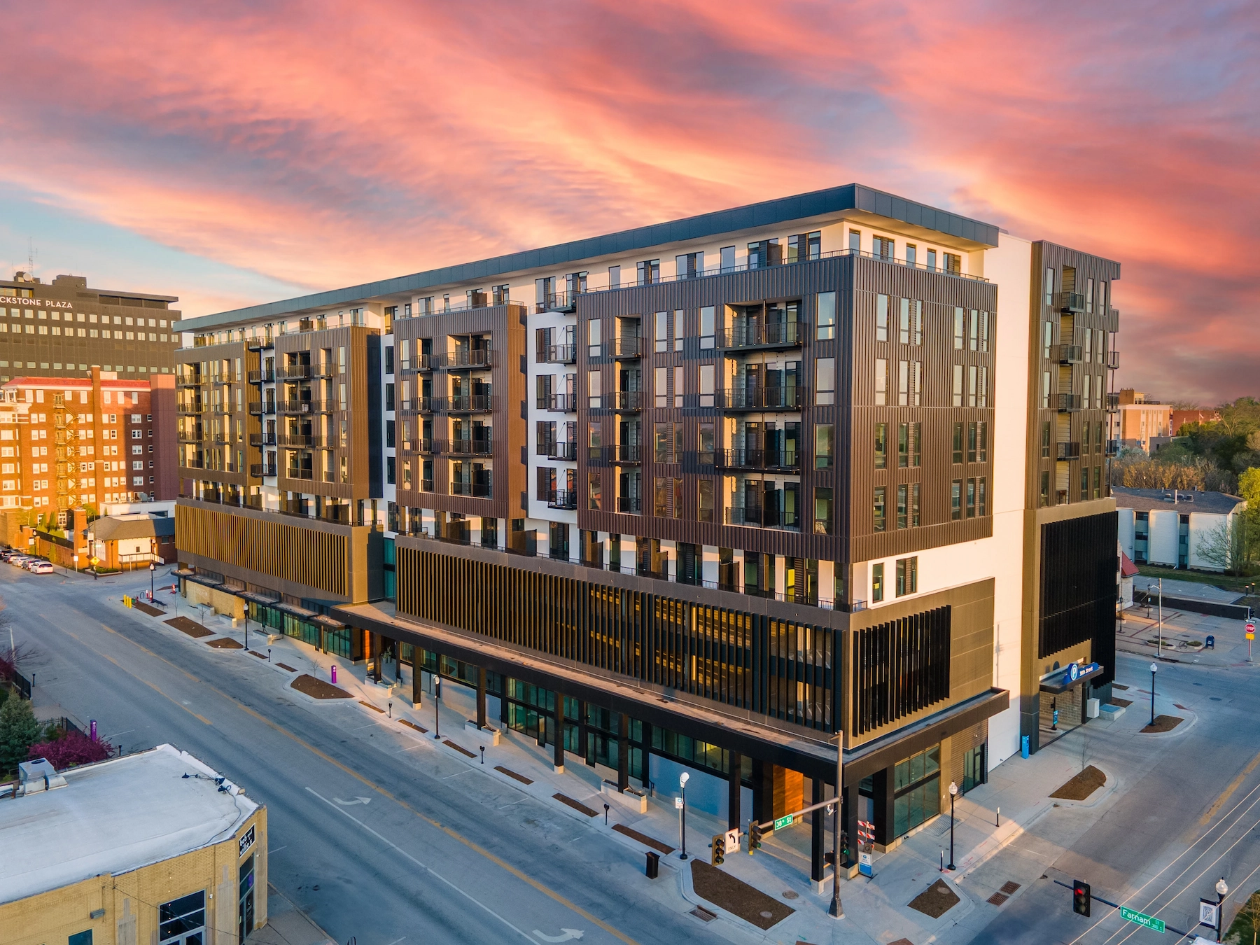 37 West Farnam nine story mixed-use development in Omaha's Blackstone District