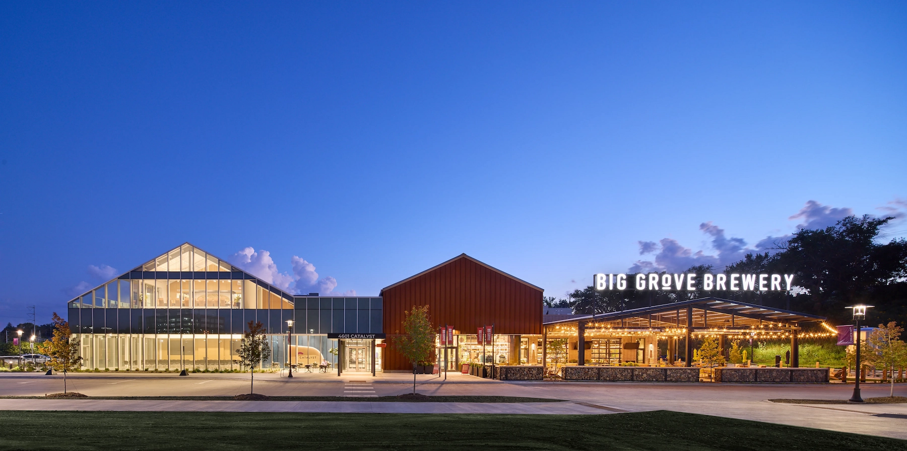 Catalyst Omaha adaptive reuse office and retail development in Omaha's urban core