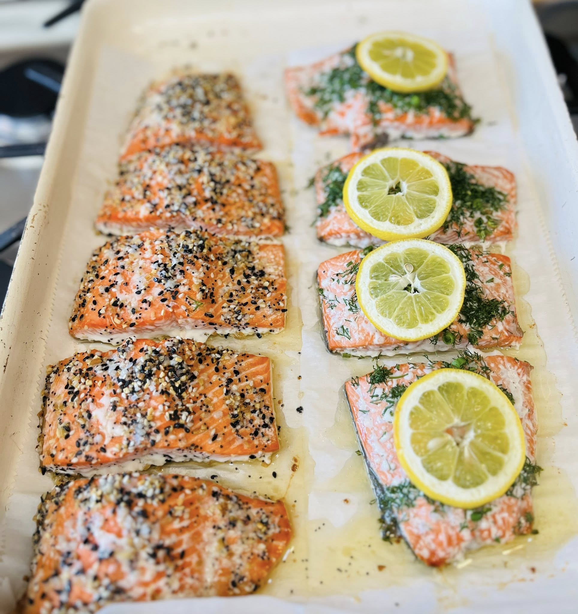 Close-up of five wooden skewers loaded with a variety of charred vegetables, showcasing bright colors and a caramelized finish.