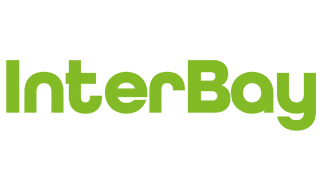 InterBay wordmark logo in green text.