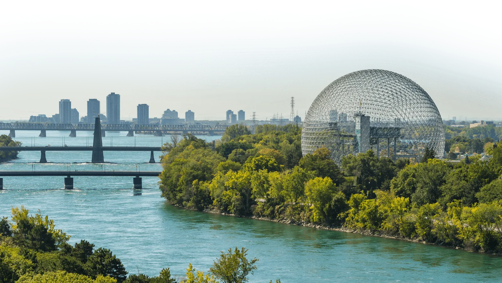 A skyline of Montreal, Quebec