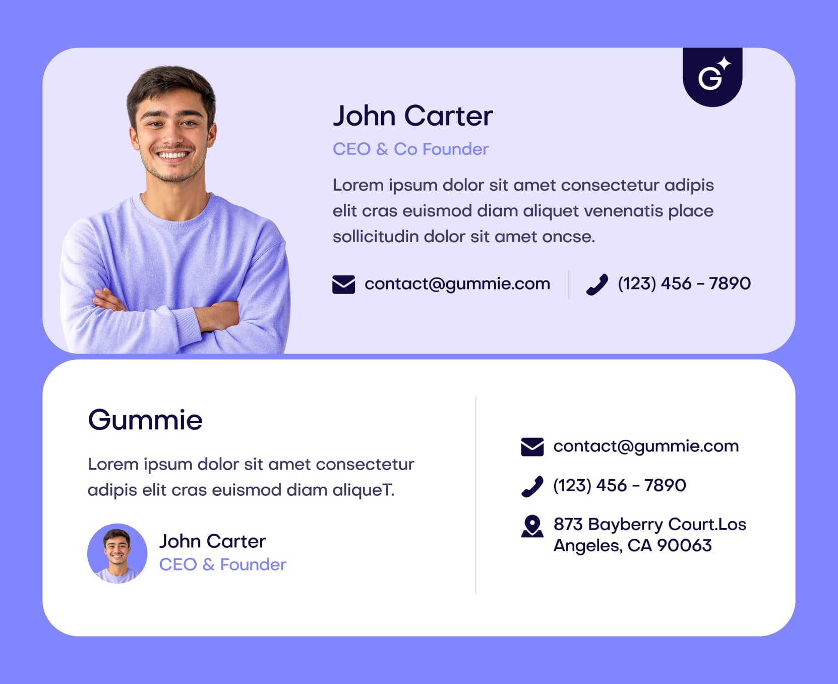 Gummie - Email Signature - Sleeping Gummies Webflow Template