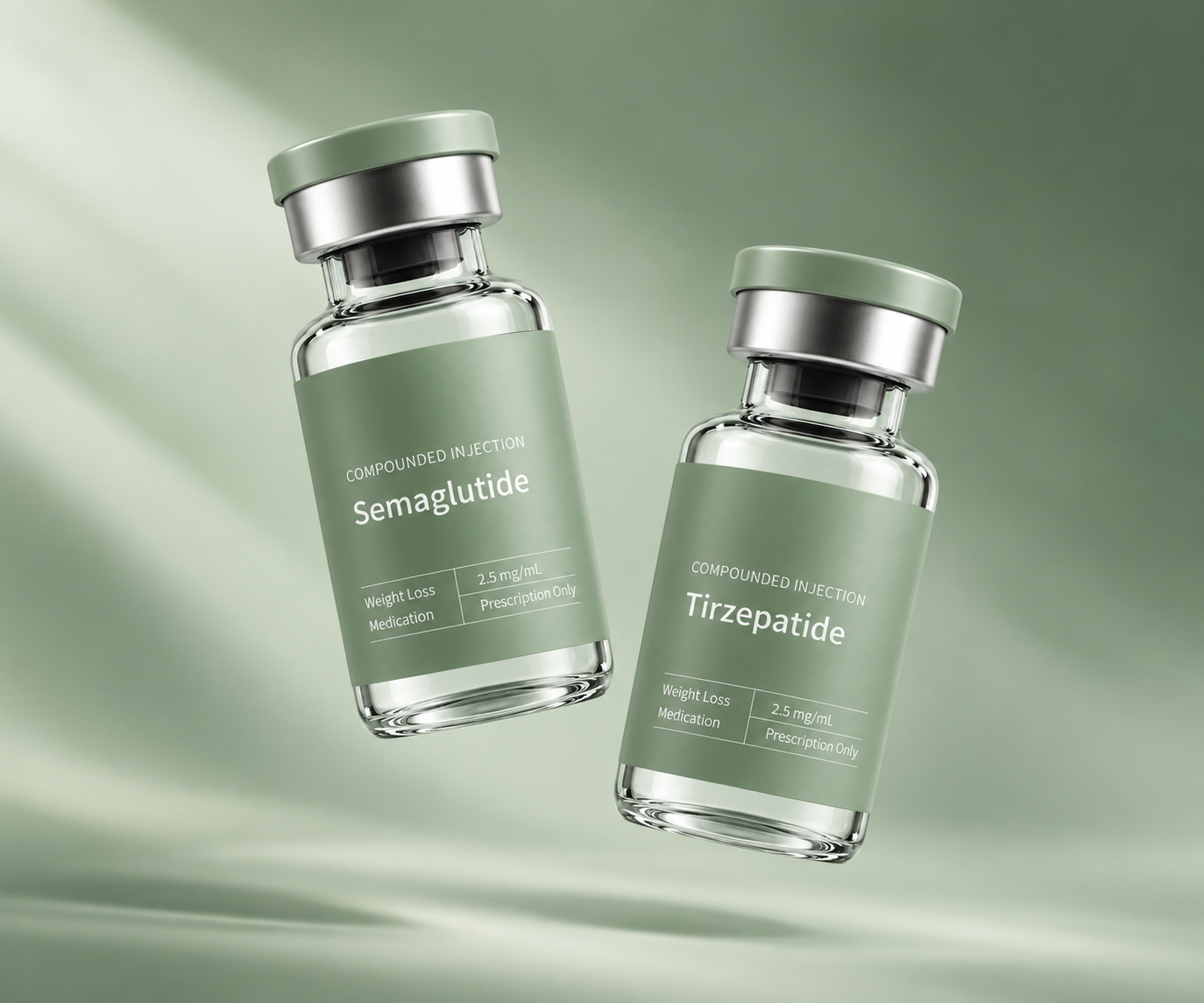 Compounded Tirzepatide vs. Compounded Semaglutide: The Key Differences