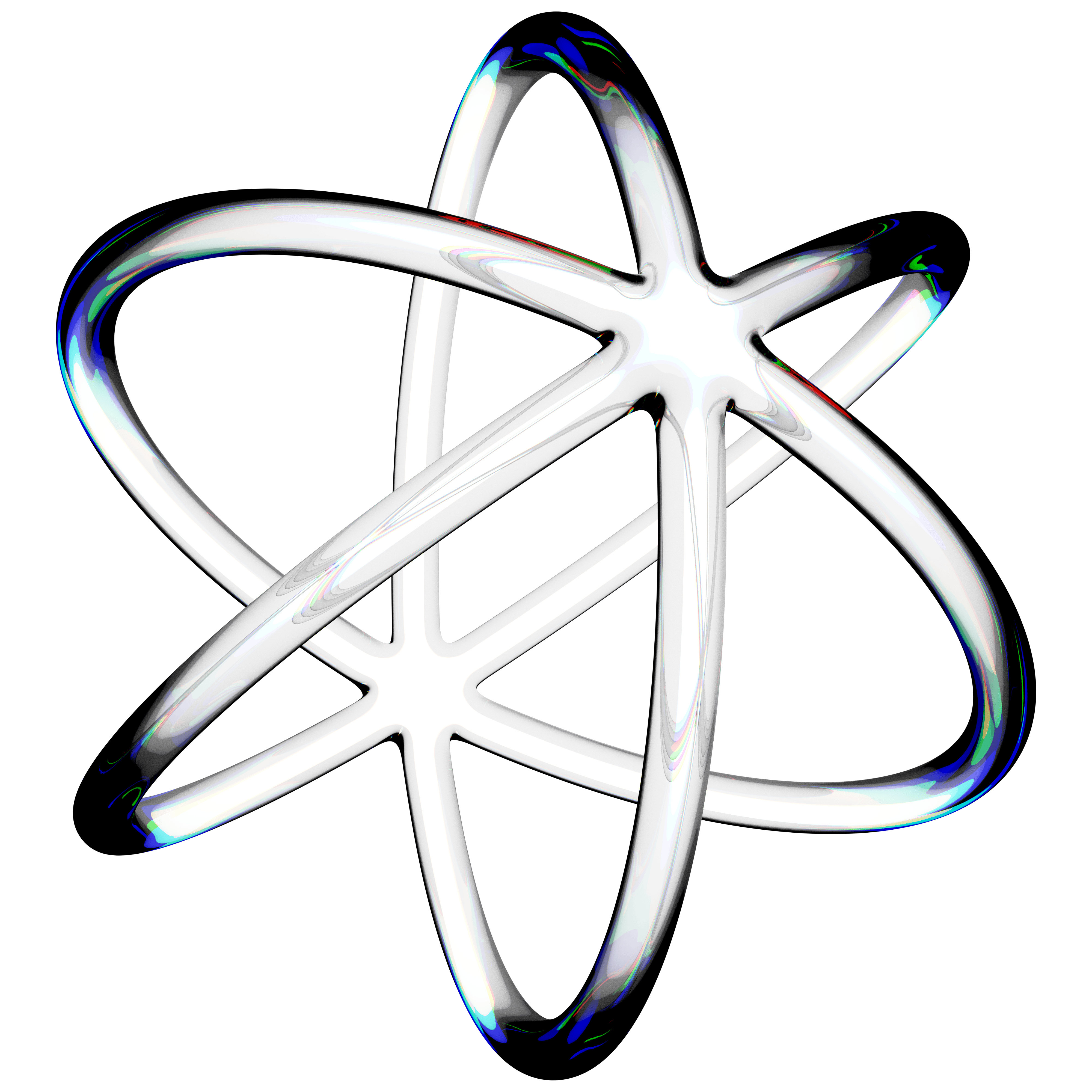 Abstract glass swirl graphic