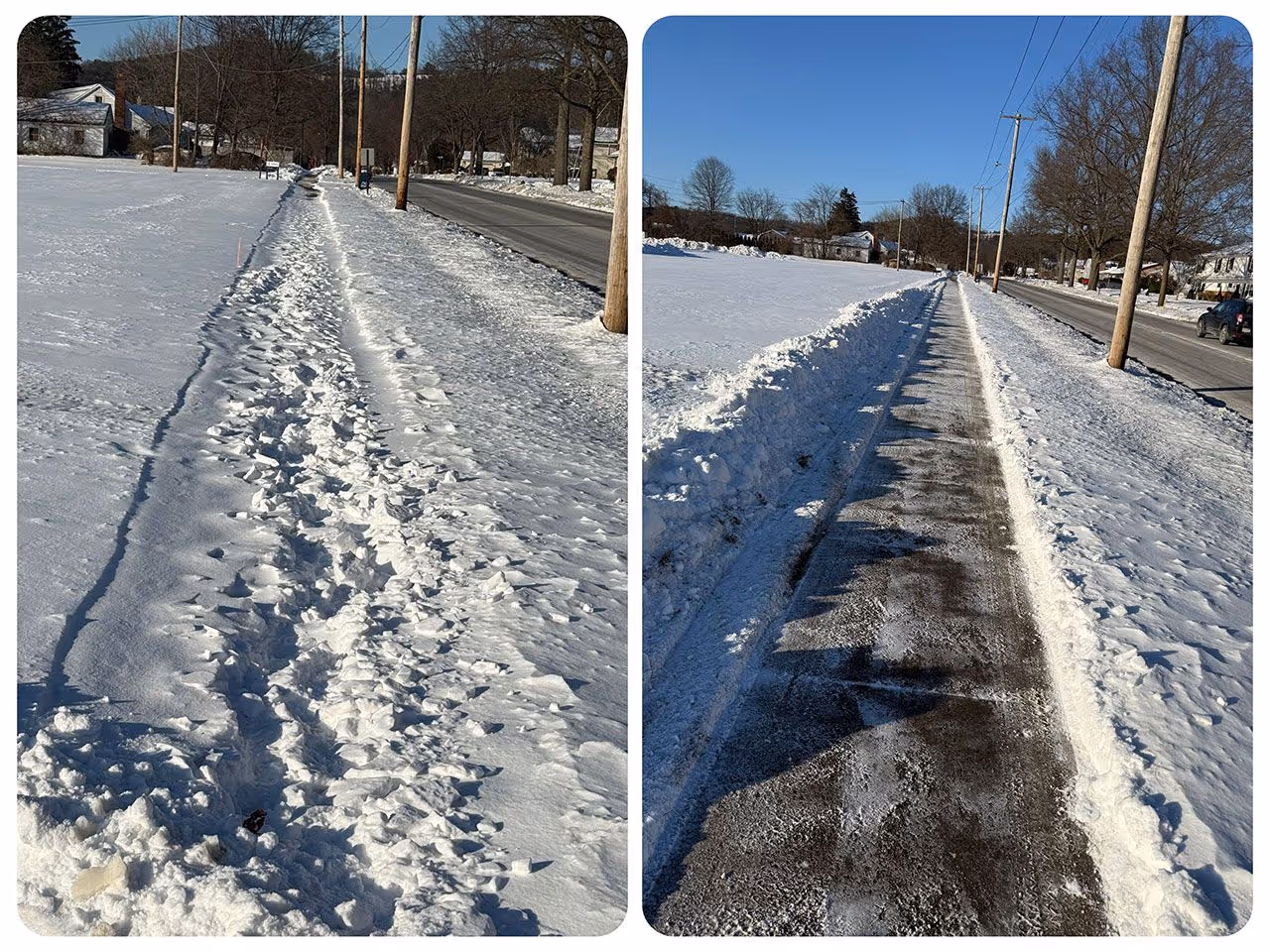 Commercial snow plowing services in Williamsport, Pennsylvania by Ryan’s Lawn Care & Snow Removal