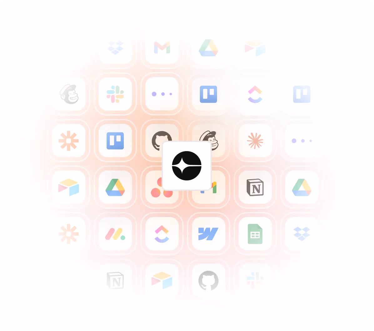 Suneo connects to 40+ native apps