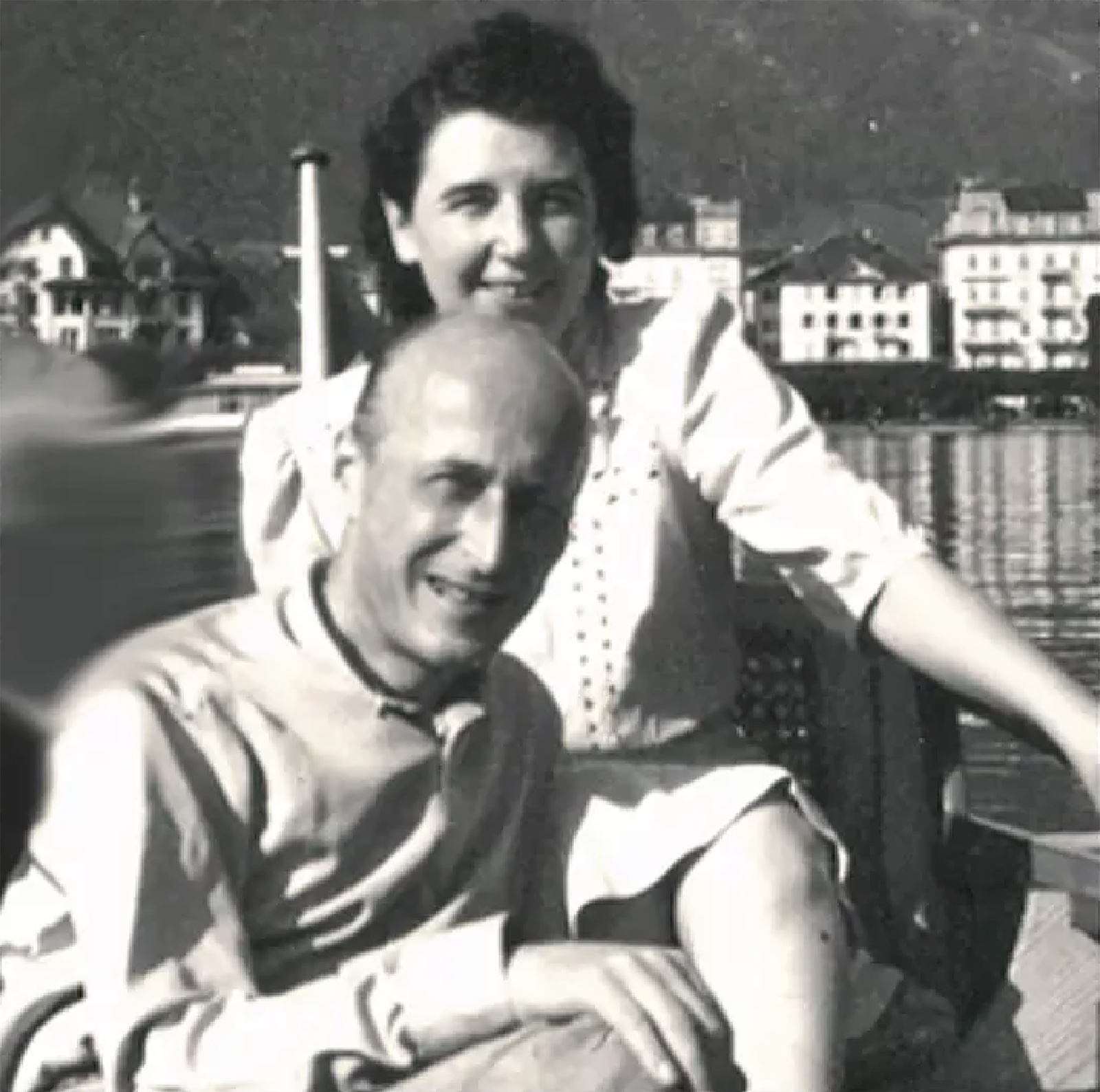 Vintage black-and-white photo from Yon-Ka Paris's early years