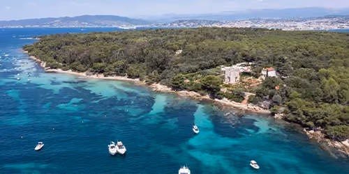 This is the Thumbnail for the Cannes Private Estate on Sainte-Marguerite Island With Ecospa, 2 Pools, Hammam, Gym, & Helipad item