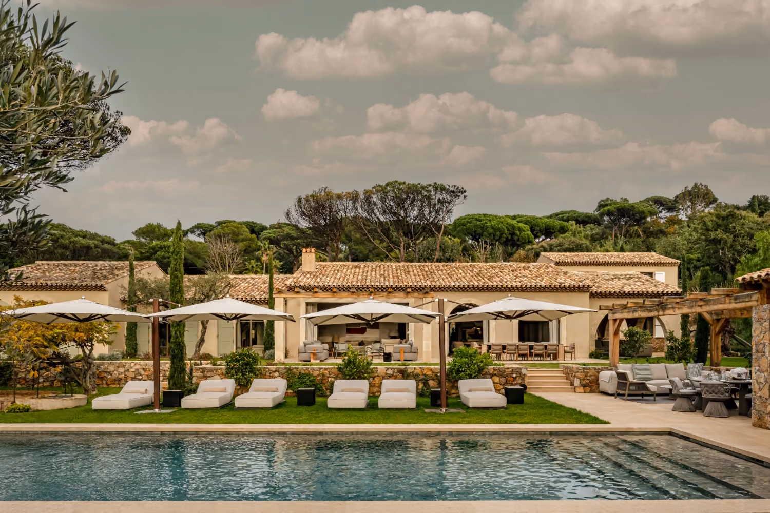 This is the Thumbnail for the Countryside Luxury Villa in St. Tropez With Heated Pool, Dedicated Staff, and Sauna item