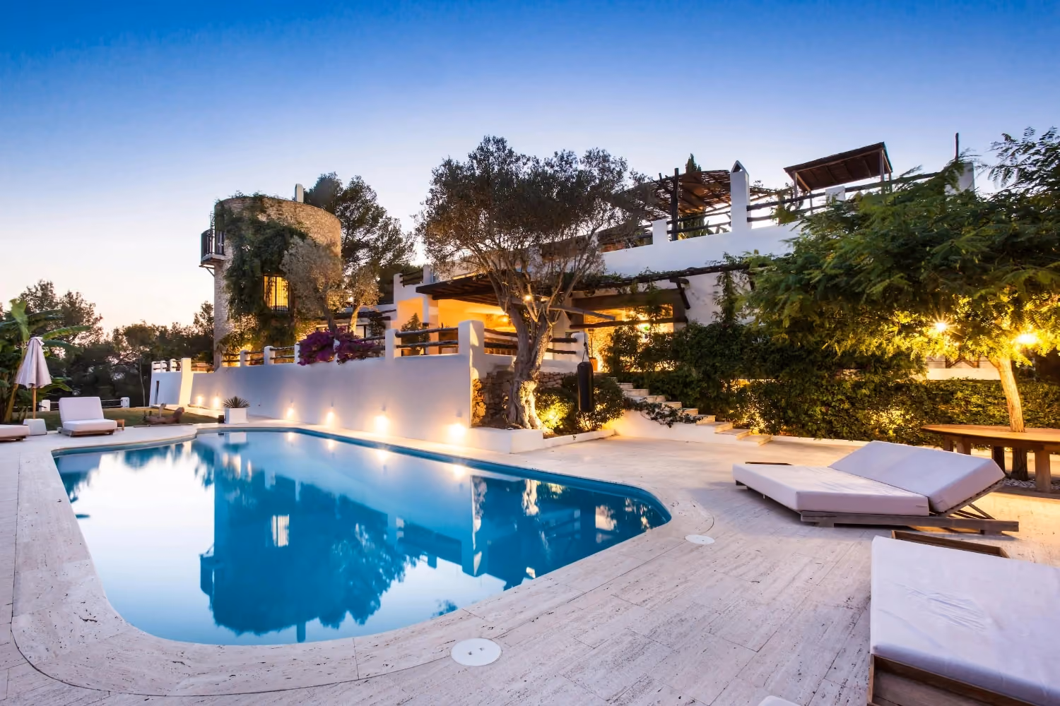 This is the Thumbnail for the Palatial Historic Villa in Ibiza With Pool, Smart Home System, and Home Theater   item