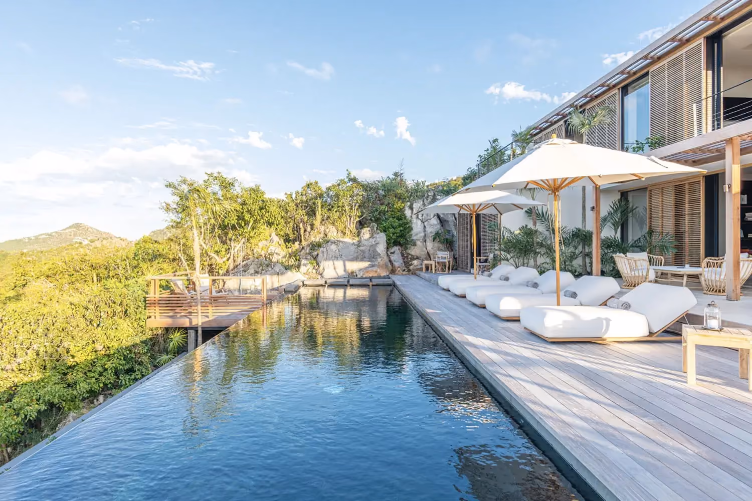 This is the Thumbnail for the Stylish Luxury Villa in St Barths With Heated Infinity Pool, Sea Views, and Bespoke Furniture item