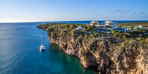 This is the Thumbnail for the Luxury Private Resort With Two Ocean-View Villas & Full Amenities item