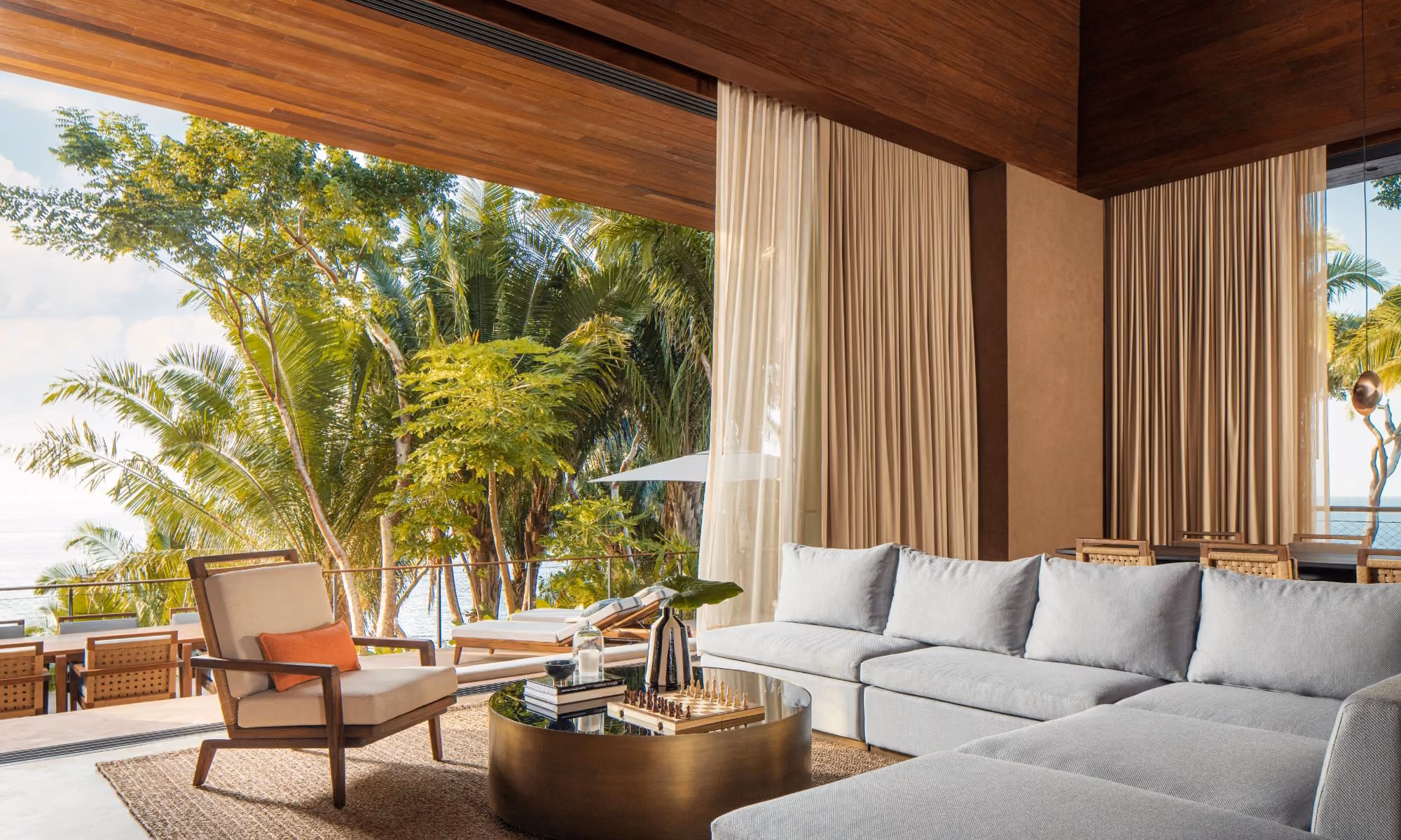 This is the Thumbnail for the Family Sized 2 Bedroom Jungle Villa in Private Punta Mita Resort With Pool & Outdoor Rain Shower item