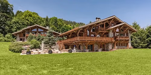This is the Thumbnail for the Luxury Ski Chalet Rental With Panoramic Mont-Blanc Views & Private Spa  item