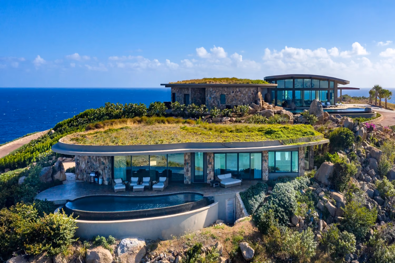 This is the Thumbnail for the Luxury Hilltop Villa in BVI with Infinity Pool and Exercise Room item