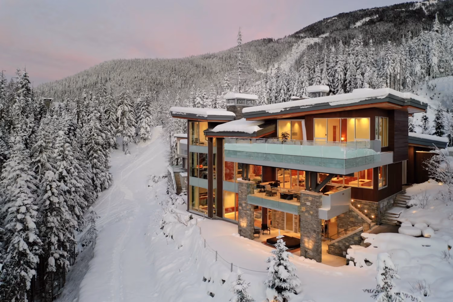 This is the Thumbnail for the Modern Luxury Chalet in Whistler with Ski-In/Ski-Out Access, Hot Tub, and Sauna  item