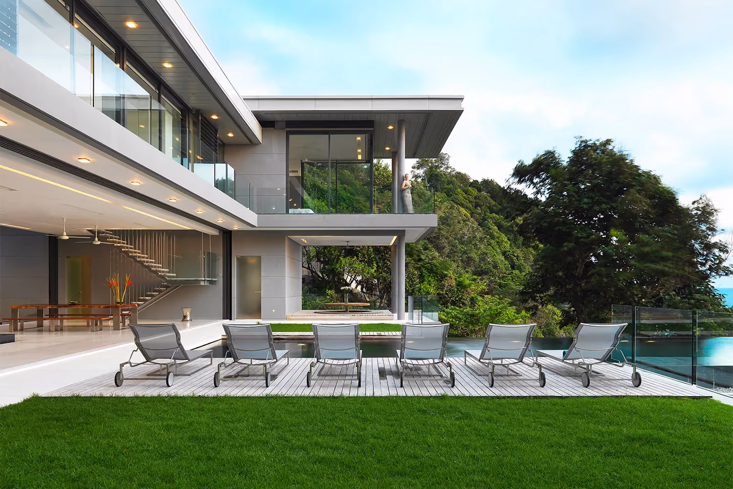 This is the Thumbnail for the Dramatic Clifftop Villa With Floating Infinity Pool, Jacuzzi, Games Room, Barbecue & Kayaks item