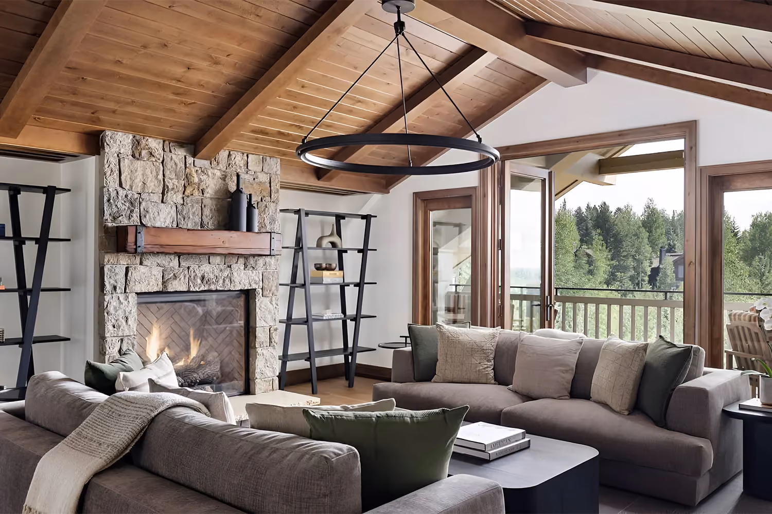 This is the Thumbnail for the Four Seasons Villa in Jackson Hole With 5 Balconies, Gourmet Kitchen, & Panoramic Views of Teton Range item