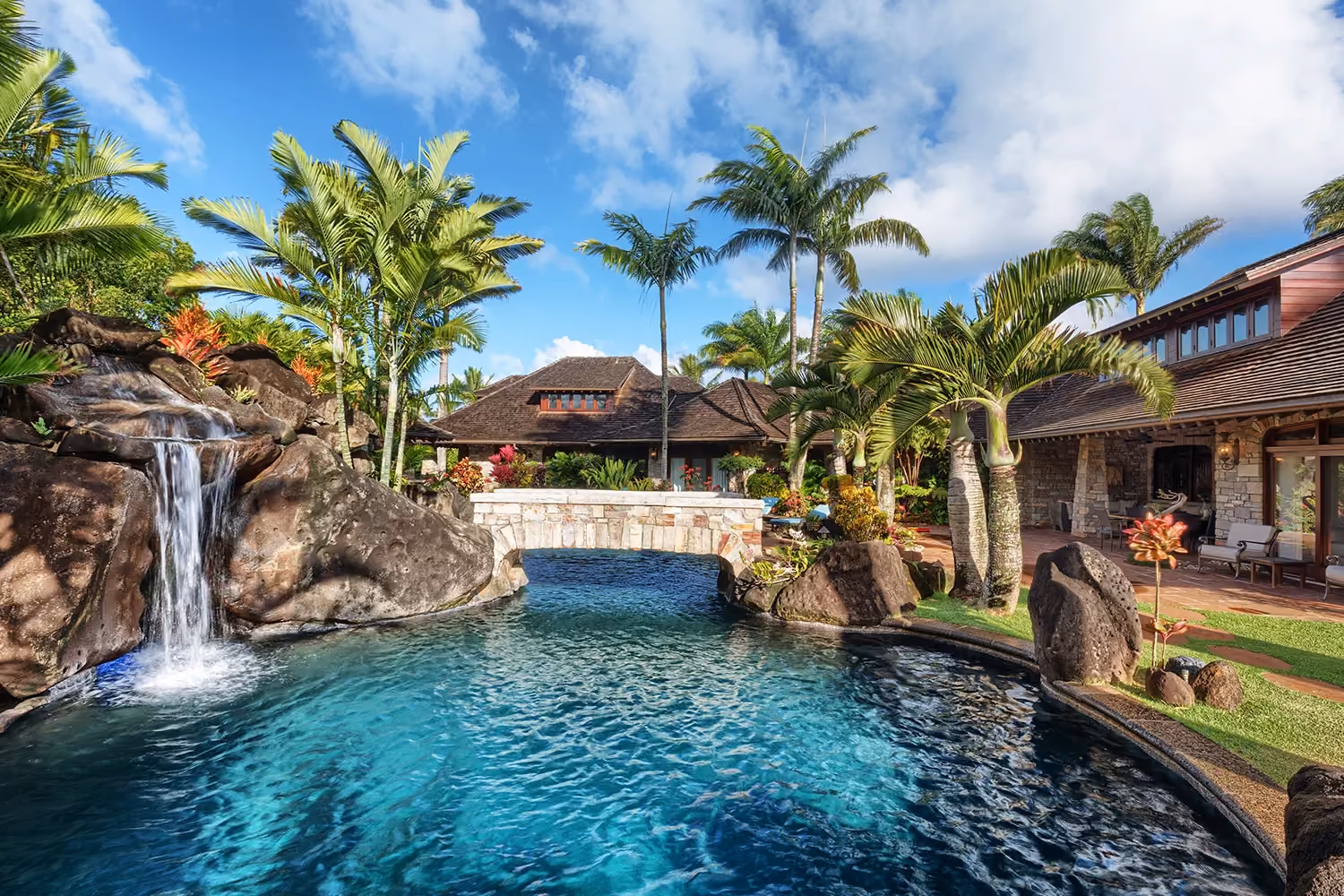 This is the Thumbnail for the 5-Bed Luxury Villa with Ocean Views and Waterfall Pool item