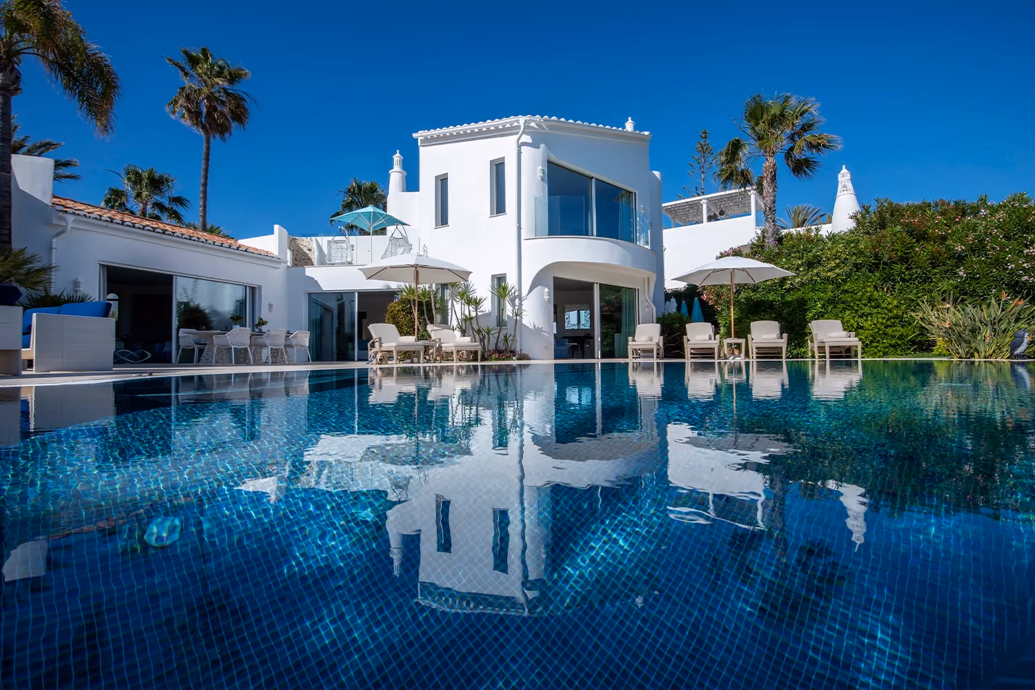 This is the Thumbnail for the Modern Villa in the Algarve with an Infinity Pool, Rooftop Terrace, and Sea Views item