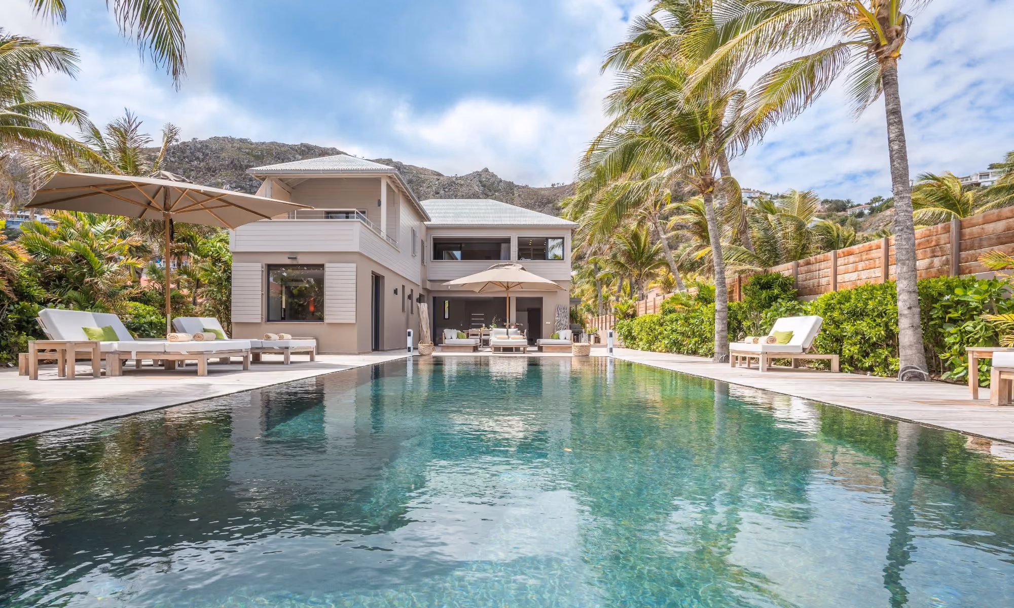 This is the Thumbnail for the Beachfront Bliss in Anse des Cayes with Heated Pool, Ocean Views and Elegant Design item