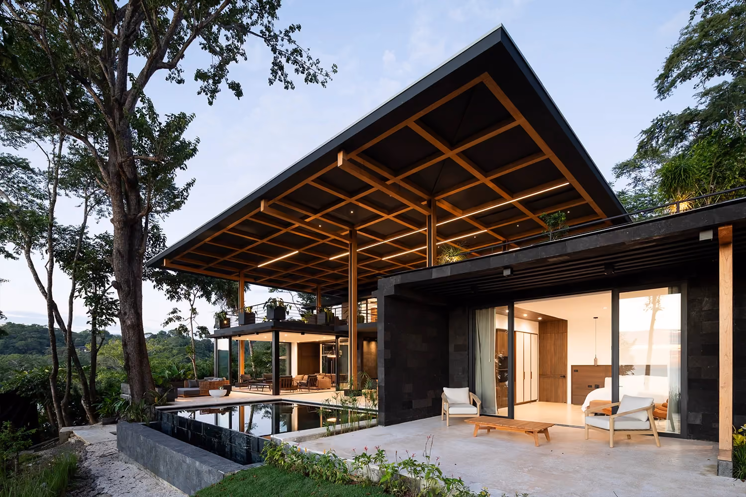 This is the Thumbnail for the Modern Tropical Villa in Costa Rica with Infinity Pool and Direct Beach Access item