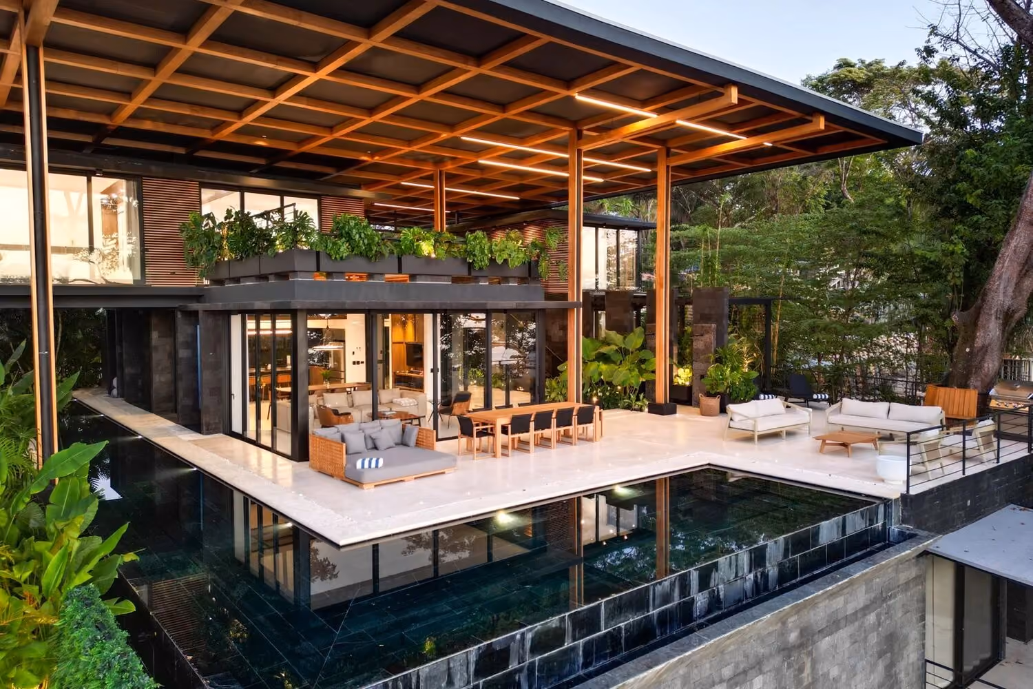 This is the Thumbnail for the Luxurious Villa in Costa Rica with 25-Meter Infinity Pool, Beach Access, and Concierge Services item