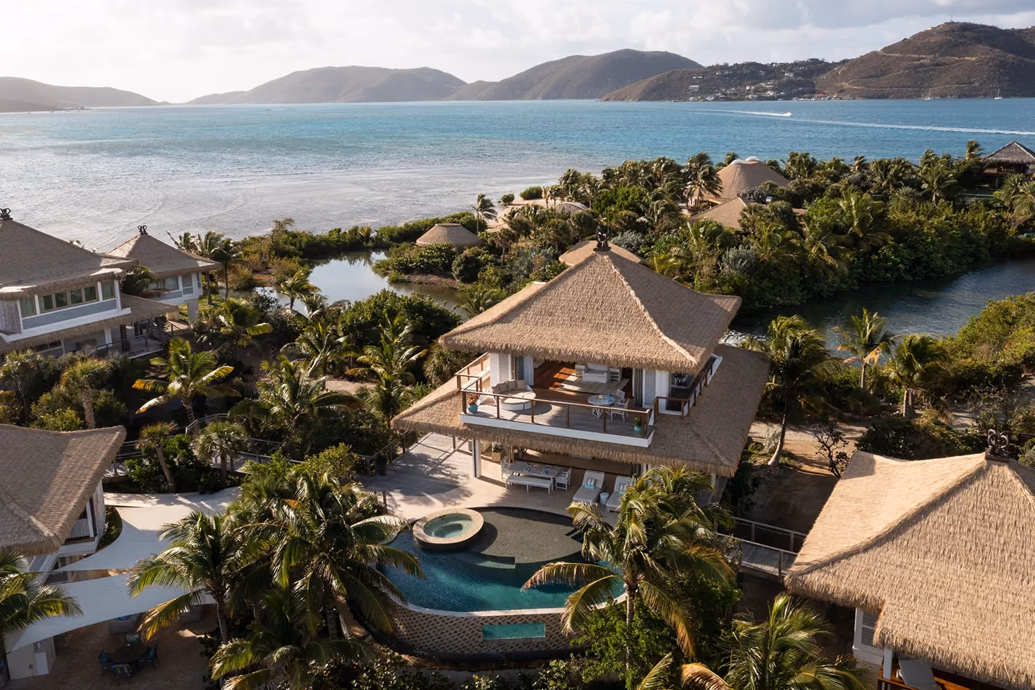 This is the Thumbnail for the The Branson Beach Estate Private Island Retreat With Three Villas & A Private Beach on Moskito Island in BVI item