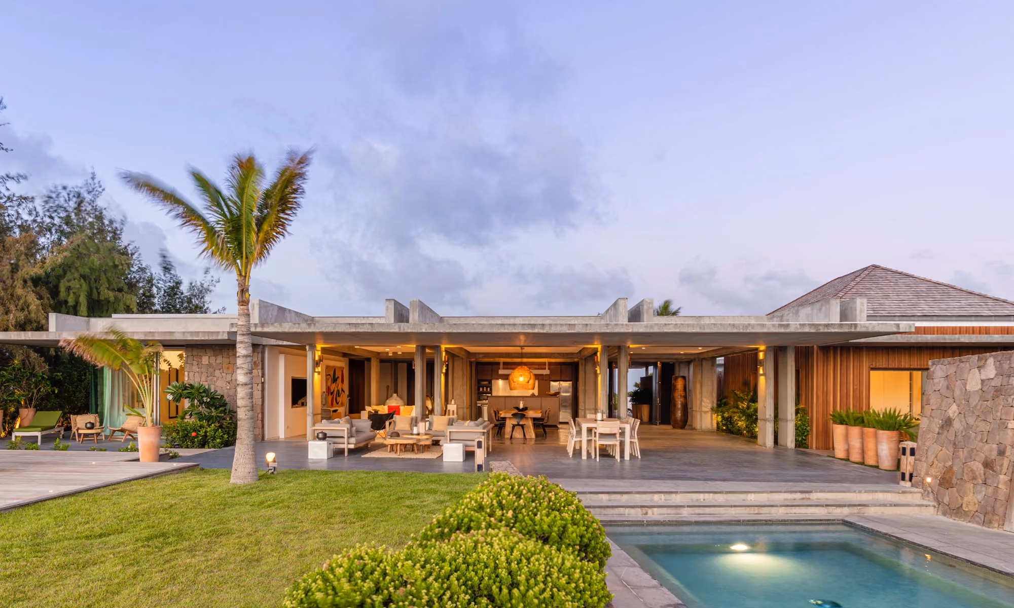 This is the Thumbnail for the Luxury Pointe Milou Villa With 2-Tier Infinity Pool, Fitness Room, Sunken Lounge, and Panoramic Ocean Views item