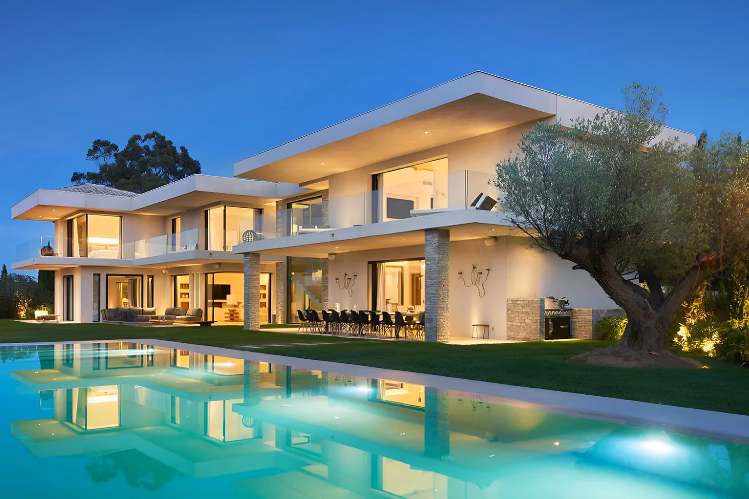 This is the Thumbnail for the Modern Luxury Villa in St. Tropez with Heated Pool, Hammam, and Cinema item